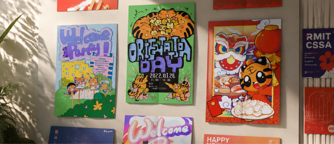 Henrik's visual communication and poster work